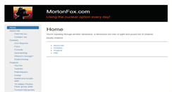 Desktop Screenshot of mortonfox.com
