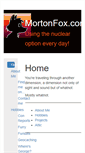 Mobile Screenshot of mortonfox.com