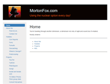 Tablet Screenshot of mortonfox.com